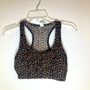 Animal Print Sports Bra